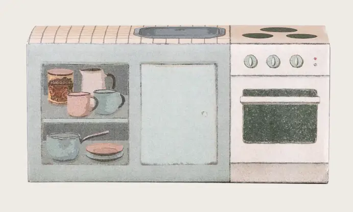 Maileg kitchen counter by Citron Grenadine