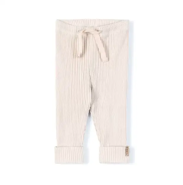 NIXNUT pantalon rib / cream by Citron Grenadine