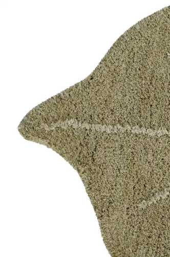 LORENA CANALS tapis lavable / mini monstera olive by Citron Grenadine