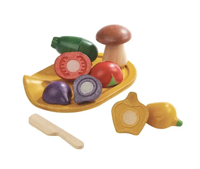 PLAN TOYS légumes à couper / 18m+ by Citron Grenadine