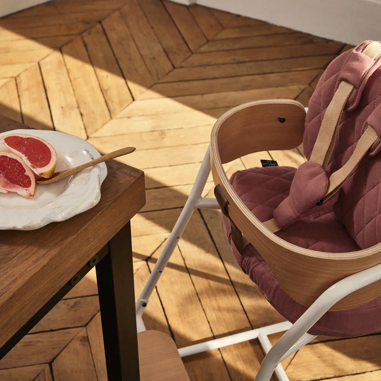 CHARLIE CRANE coussins tibu / bois de rose by Citron Grenadine