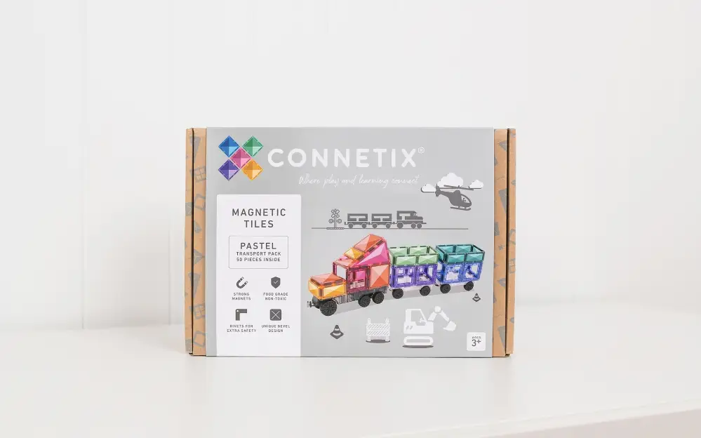 CONNETIX pastel transport pack 50 pièces by Citron Grenadine