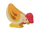 HOLZTIGER poule picorant by Citron Grenadine