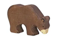 HOLZTIGER ours brun tête baissée by Citron Grenadine