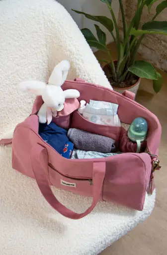 HINDBAG Basile sac à langer / rose blush by Citron Grenadine