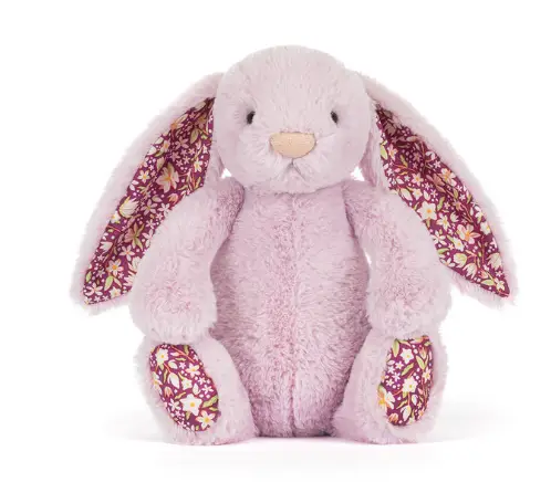 Jellycat Thistlepop Blossom Luxe Bunny by Citron Grenadine