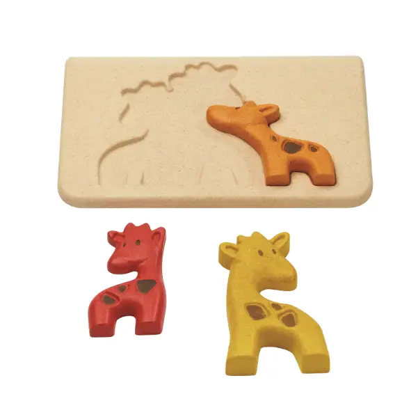 PLAN TOYS mon 1er puzzle girafe +1 an by Citron Grenadine