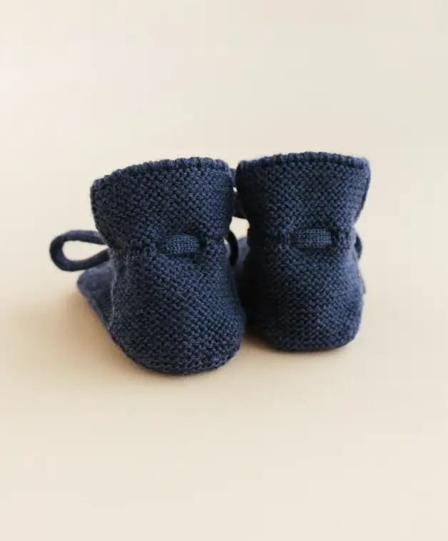 HVID chaussons booties / blue - Citron Grenadine | puériculture durable, conseil en boutique à Louvain-la-Neuve