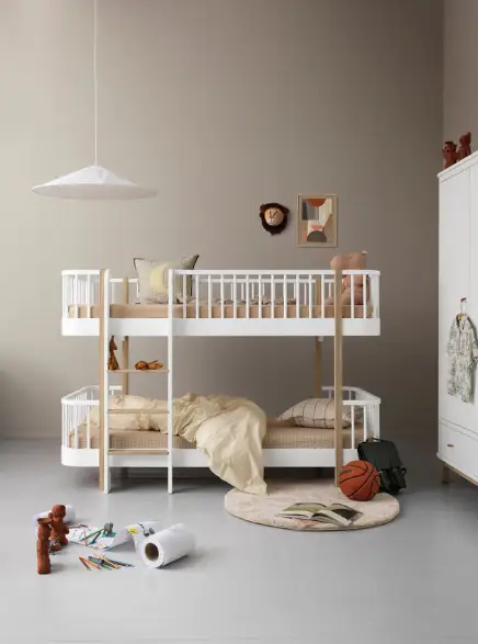 Oliver Furniture lit superposé mi-haut wood original by Citron Grenadine