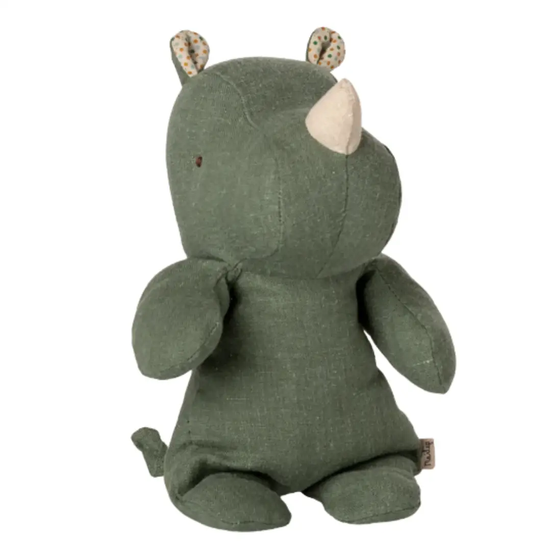 MAILEG safari friends rhino S / sage by Citron Grenadine