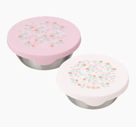 FRESK boites inox/ garden flowers by Citron Grenadine
