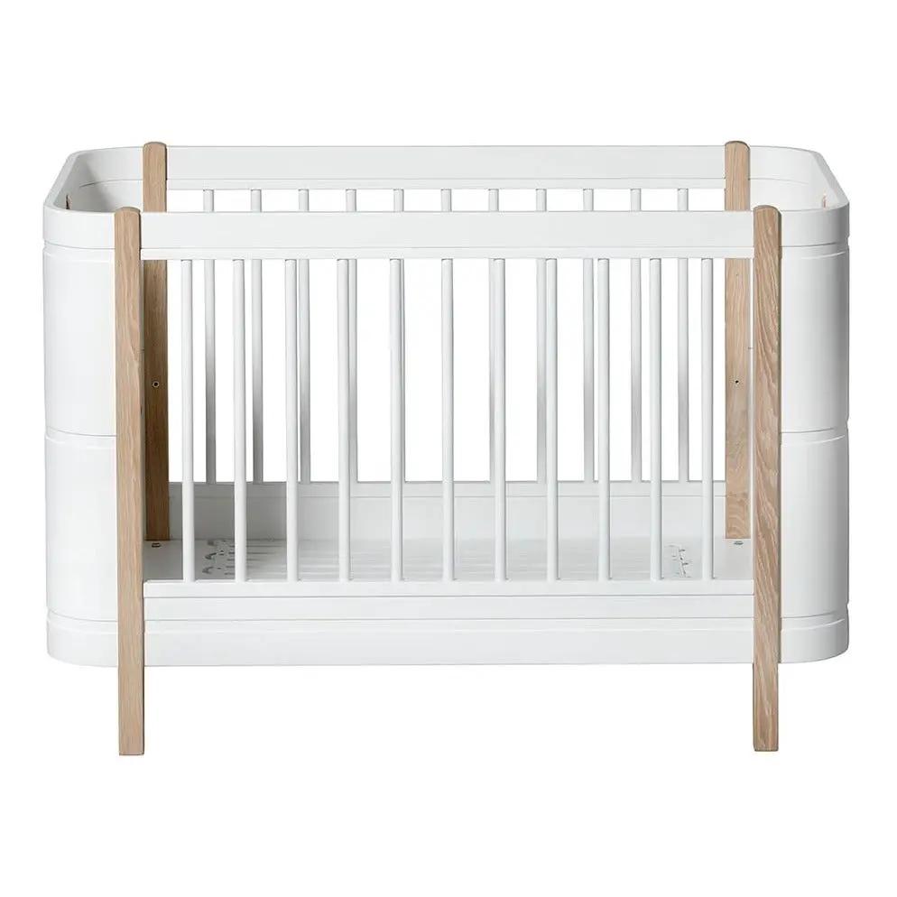 Oliver Furniture lit mini+ 0/9 ans / blanc/chêne by Citron Grenadine