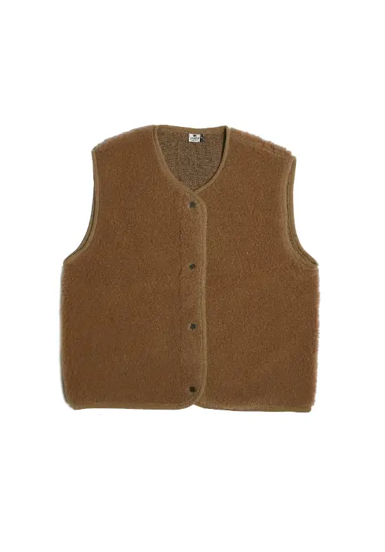 ALWERO bodywarmer adulte TYB / teddy brown by Citron Grenadine