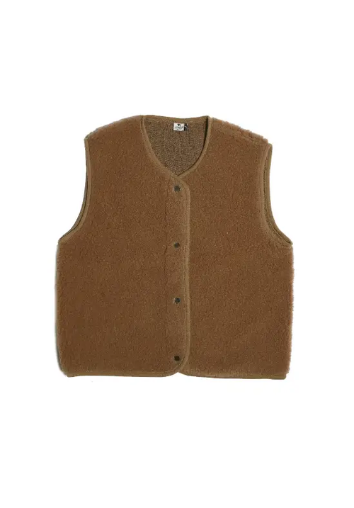 ALWERO bodywarmer adulte TYB / teddy brown by Citron Grenadine