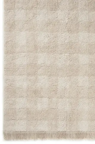 LORENA CANALS tapis lavable / VICHY IVORY by Citron Grenadine