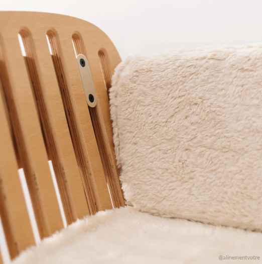 Charlie Crane coussin pour banquette de lit kodo by Citron Grenadine