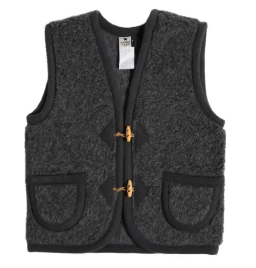 ALWERO ALPEN bodywarmer laine / graphite by Citron Grenadine