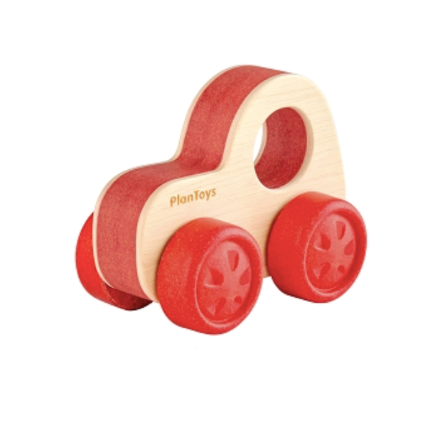 PLAN TOYS ma 1ère voiture rouge 6M+ by Citron Grenadine