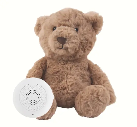 FLOW doudou lou musical et bruit blanc / brown by Citron Grenadine