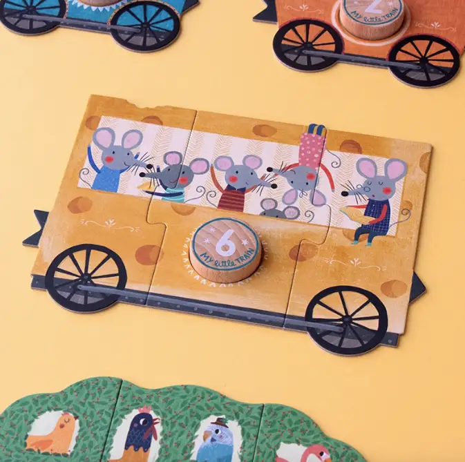 LONDJI puzzle my little train +2 ans by Citron Grenadine