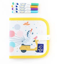 JAQ JAQ BIRD cahier à dessins réutilisable / zèbre wishy washy mini doodle it & go