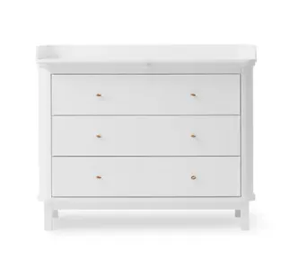 Oliver Furniture wood commode à langer 3 tiroirs blanc by Citron Grenadine