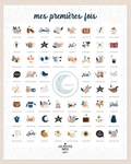 LES PETITES DATES / mes premieres fois - Souris cobalt - Citron Grenadine | puériculture durable, conseil en boutique à…
