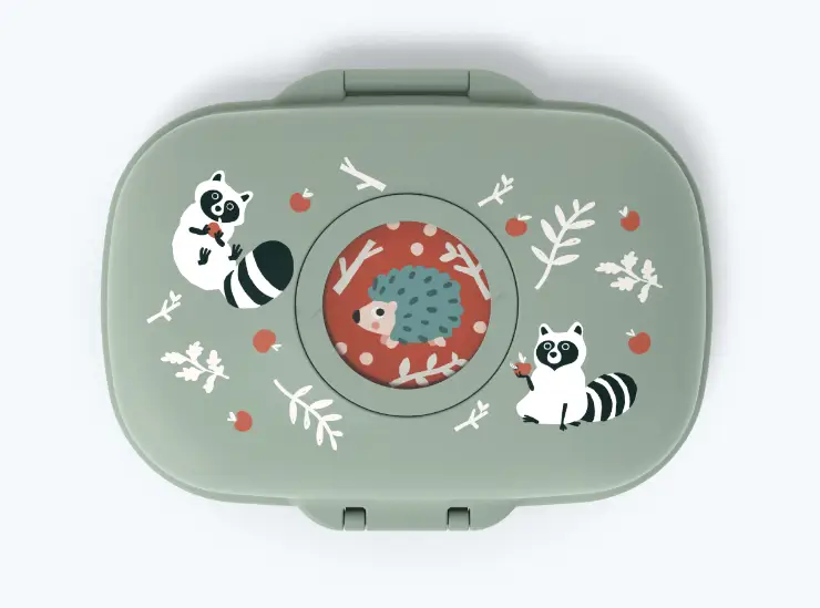 MONBENTO tresor gram raccoon by Citron Grenadine