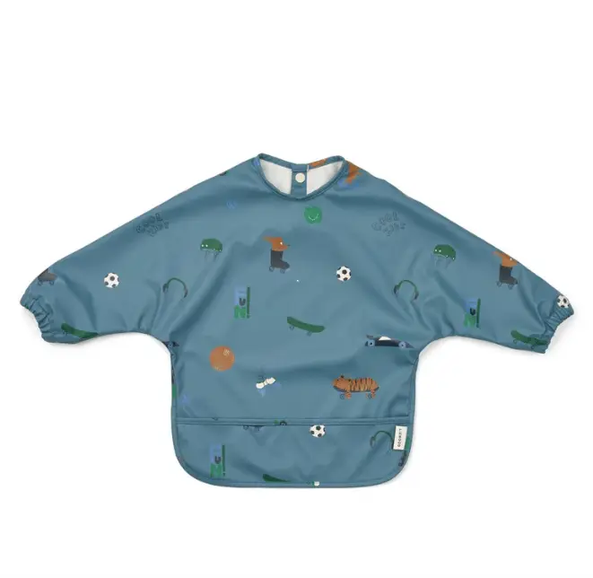 LIEWOOD bavoir MERLE / fun beach blue by Citron Grenadine