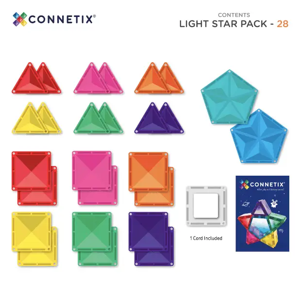 CONNETIX light star Pack 28 pc by Citron Grenadine
