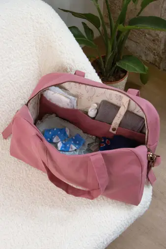 HINDBAG Basile sac à langer / rose blush by Citron Grenadine