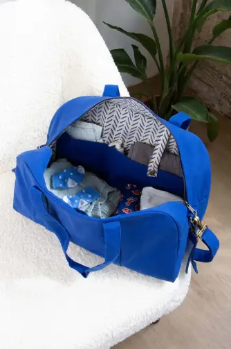 HINDBAG Basile sac à langer / bleu électrique by Citron Grenadine