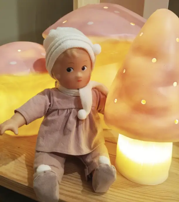 EGMONT TOYS lampe champignon petit / vintage pink by Citron Grenadine