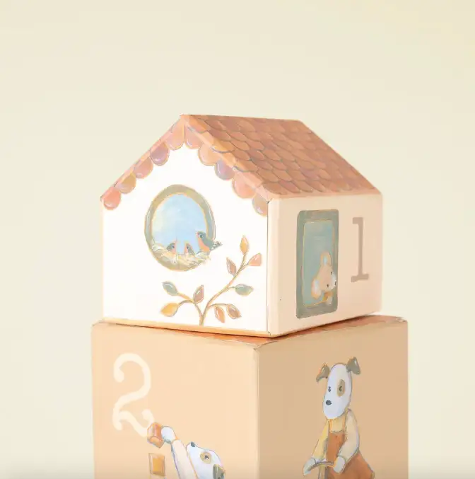 EGMONT TOYS cube house lenny the rabbit +2ans by Citron Grenadine