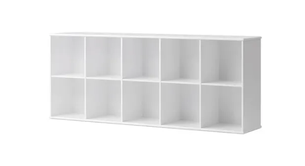 OLIVER FURNITURE étagère WOOD 5x2 horizontale à suspendre by Citron Grenadine