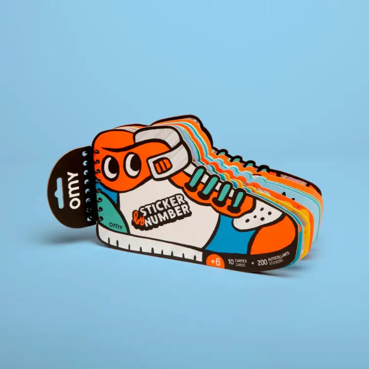 OMY carnet d'activités stickers / street by Citron Grenadine