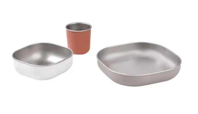 BÉABA Coffret repas inox micro-ondable / terracotta by Citron Grenadine