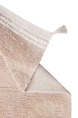 LORENA CANALS tapis lavable / bloom rose by Citron Grenadine
