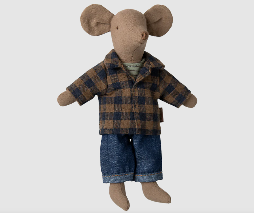 Maileg papa souris / light brown by Citron Grenadine