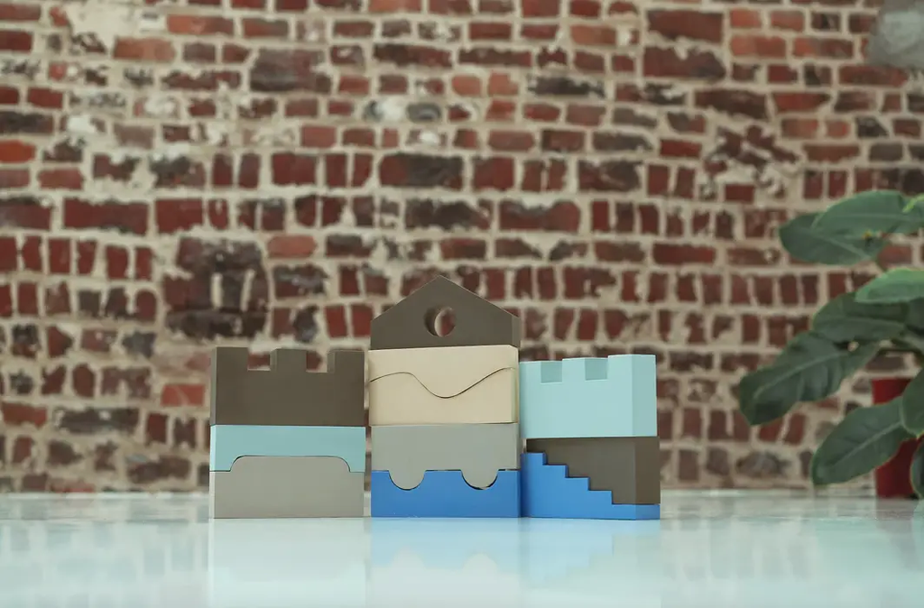 MOES PLAY puzzle blocks / sky by Citron Grenadine