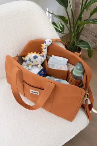 HINDBAG Basile sac à langer / sienne by Citron Grenadine