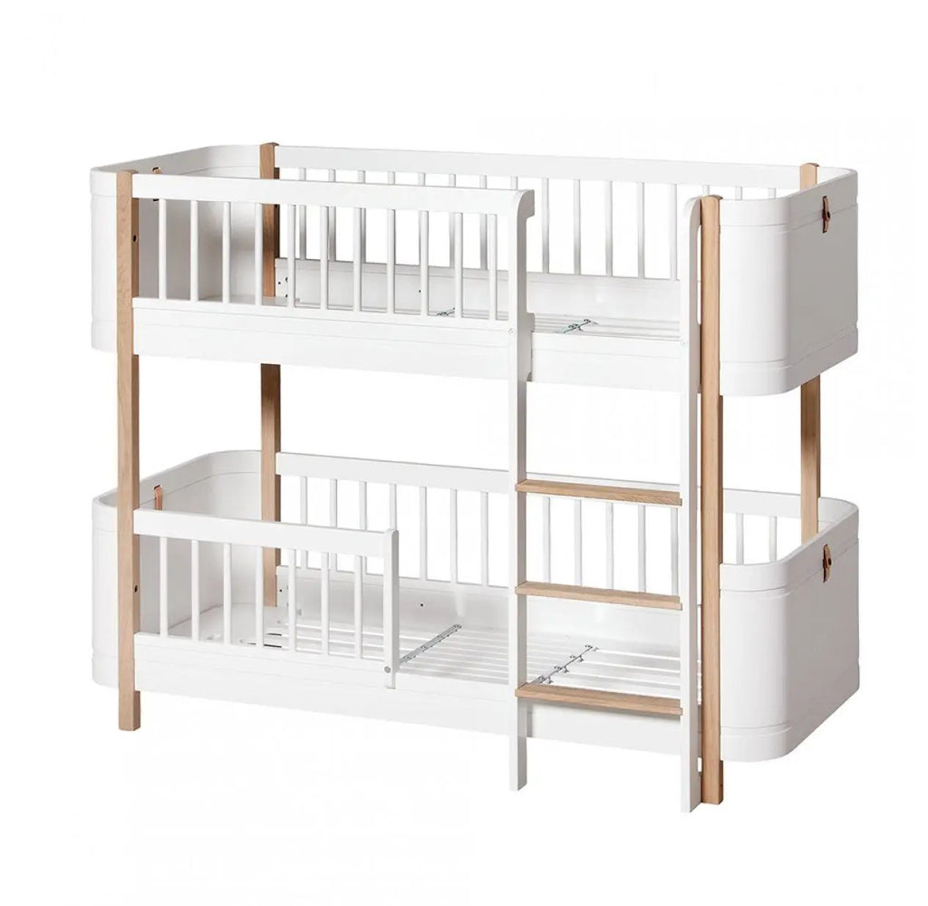 Oliver Furniture Lit superposé mi-haut Wood Mini+ by Citron Grenadine