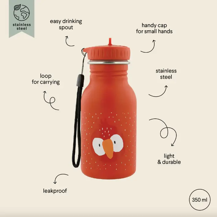 TRIXIE gourde 350ml / Mr parrot by Citron Grenadine