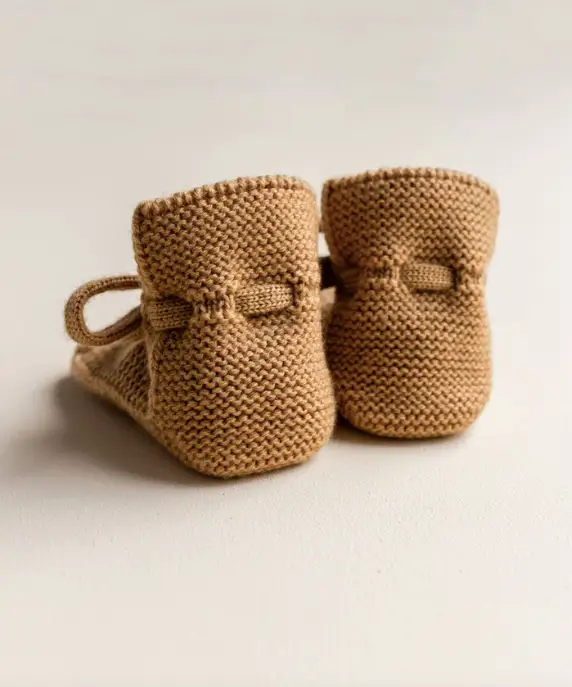 HVID chaussons booties / ochre by Citron Grenadine