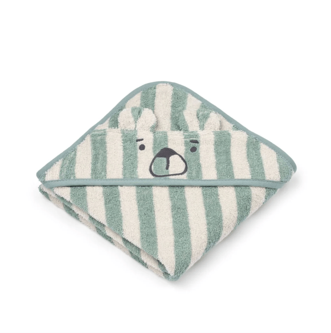 LIEWOOD ALBERT cape de bain / peppermint creme de la creme by Citron Grenadine