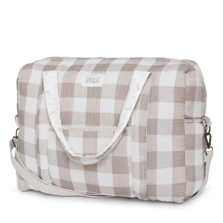 BABYSHOWER sac à langer camila / vichy caramel by Citron Grenadine