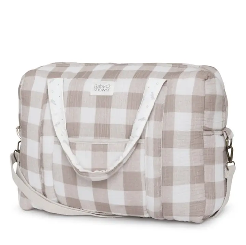BABYSHOWER sac à langer camila / vichy caramel by Citron Grenadine