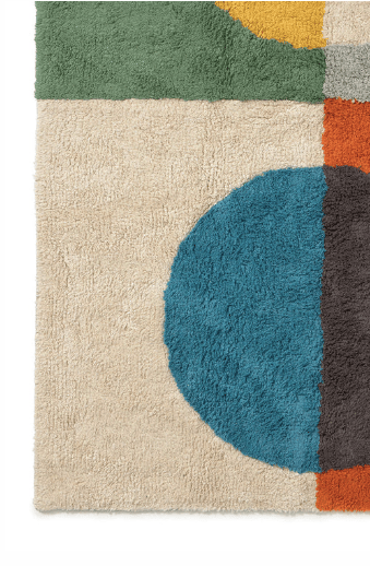 LORENA CANALS tapis lavable / illusion lens by Citron Grenadine