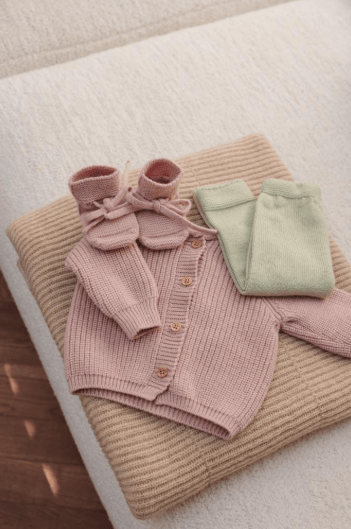 HVID chaussons booties / powder by Citron Grenadine