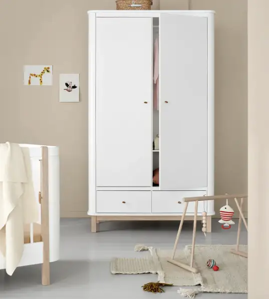 OLIVER FURNITURE Armoire 2 portes Wood by Citron Grenadine